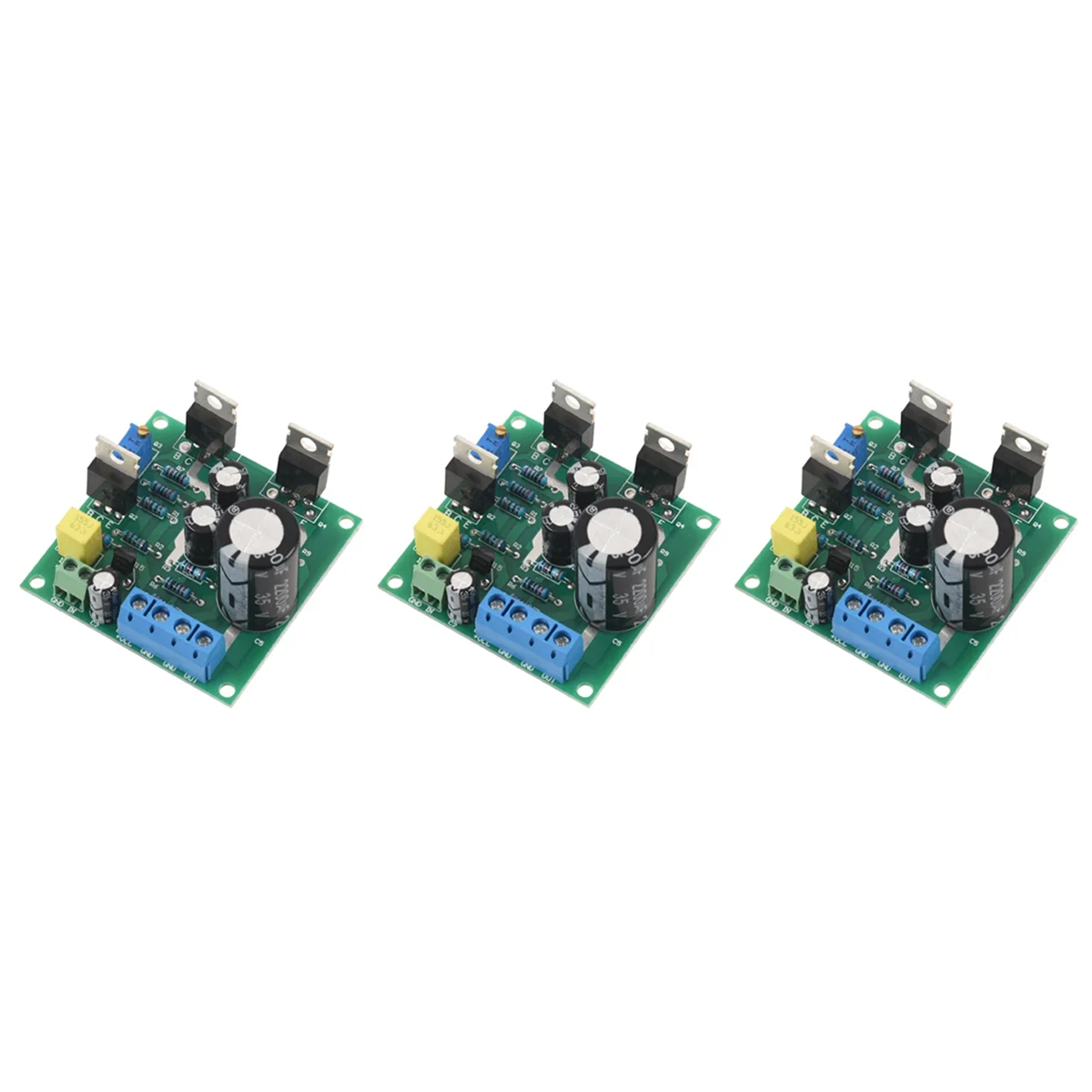 3X DC12V 24V Mini 1969 TIP41C Mono Channel Amplifier Assemble Board Pure Class A