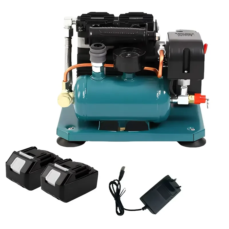 Cross-border DIY Lithium Battery 21V 1.5L Silent Brushless Wireless Portable Mini High-Pressure Air Compressor 1 Year