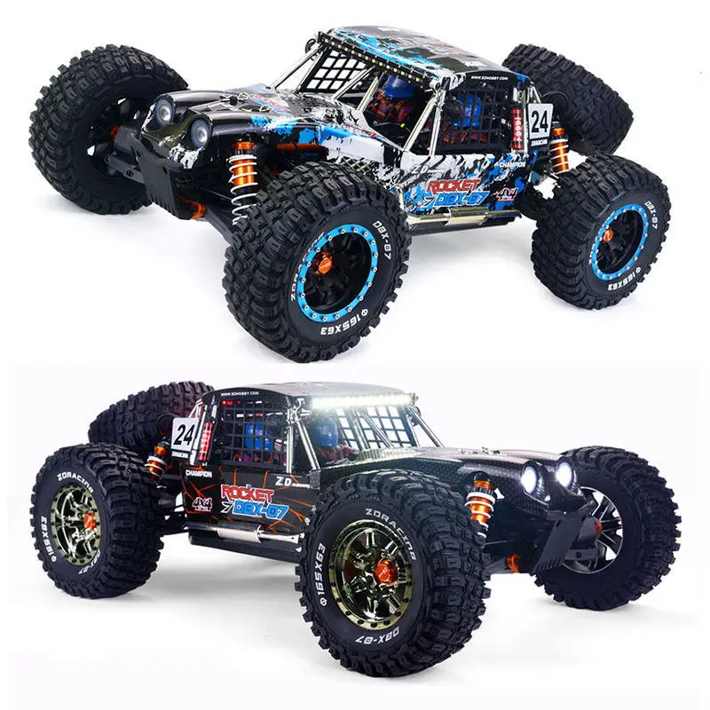ZD Racing Rc Remote Control Car DBX 07 1 7 Scale 4WD Brushless 6S RTR High Speed Desert Off Road Buggy For Adult Hobby Racing