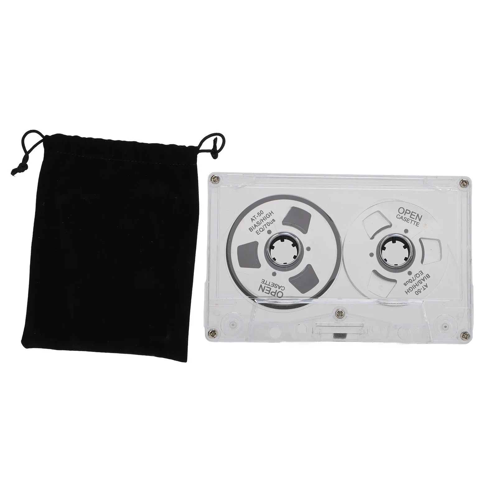 Metalen Reel-to-Reel blanco cassetteband Lege geluidscassetteband 50 minuten dubbelzijdig aluminiumlegering voor muziekopname