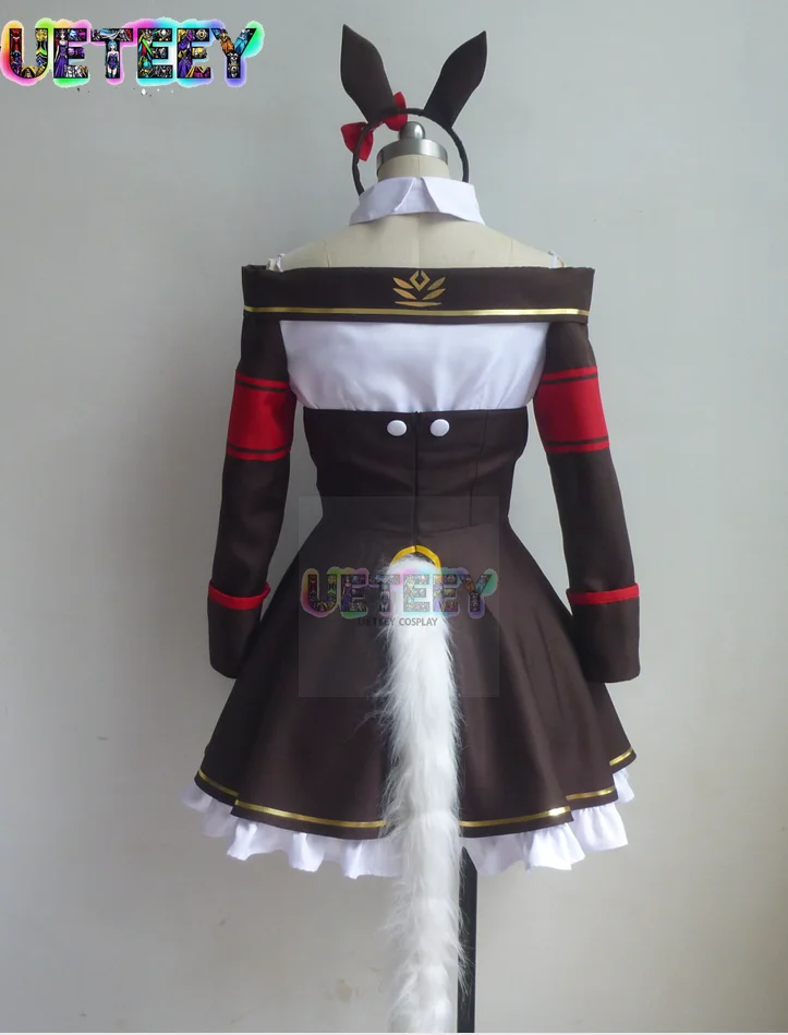 Kostum Cosplay UETEEY COS Pretty Derby Uma Musume Curren Chan Pakaian Anime Halloween Set