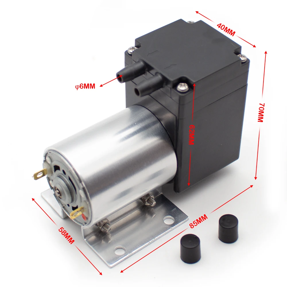 Nieuwe DC 24 V Micro Vacuümpomp Kleine Luchtzuigpomp Membraandrukpomp 6 W 12L/MIN-80Kpa JH24-80