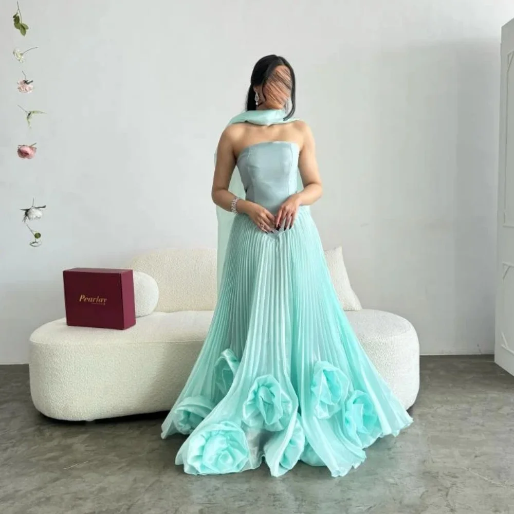 Dubai-avondjurken met kralen 2025 Elegante A-lijn trouwjurk فسات Mohamed 1914 Formele op maat gemaakte bloemgalajurk