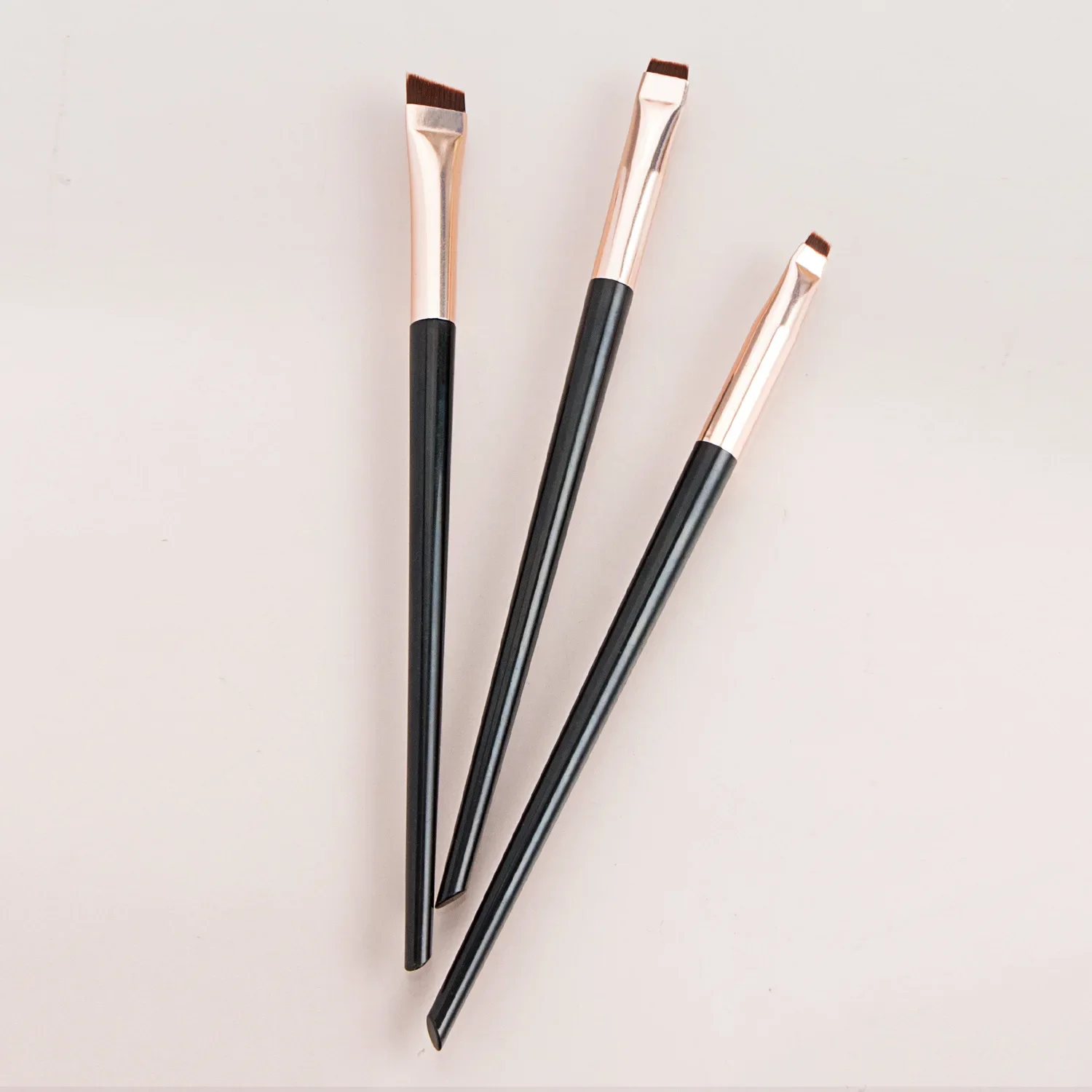 3pcs Makeup Brush Set,Blade Eyeliner Brush Fine Oblique Head Eyebrow Brush Outline Eyeliner Ultra-thin Eye Shadow-Brush Makeup