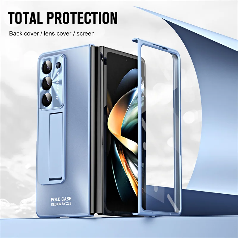 

For Samsung Galaxy Z Fold 6 5 4 3 5G Case With S Pen Stand AndCover Screen Protector All Inclusive Shockproof For Fold 6 Fold 5