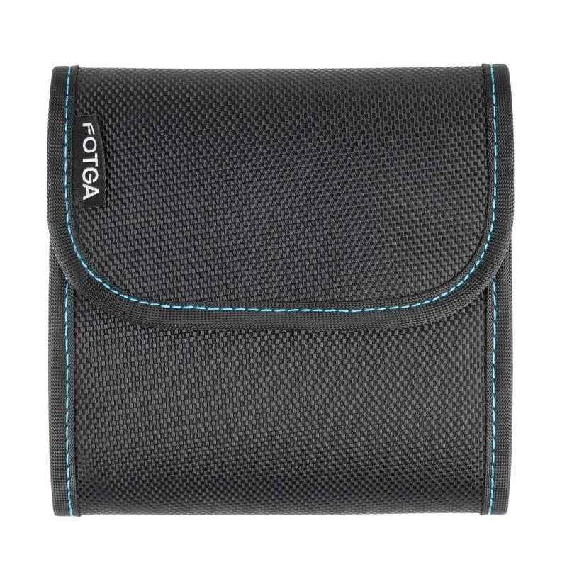 1PC 3 Pockets Lens Filter Bag Camera Lens Filter Pouch for 95mm ND UV CPL Camera Lens Filter Holder Wallet Case