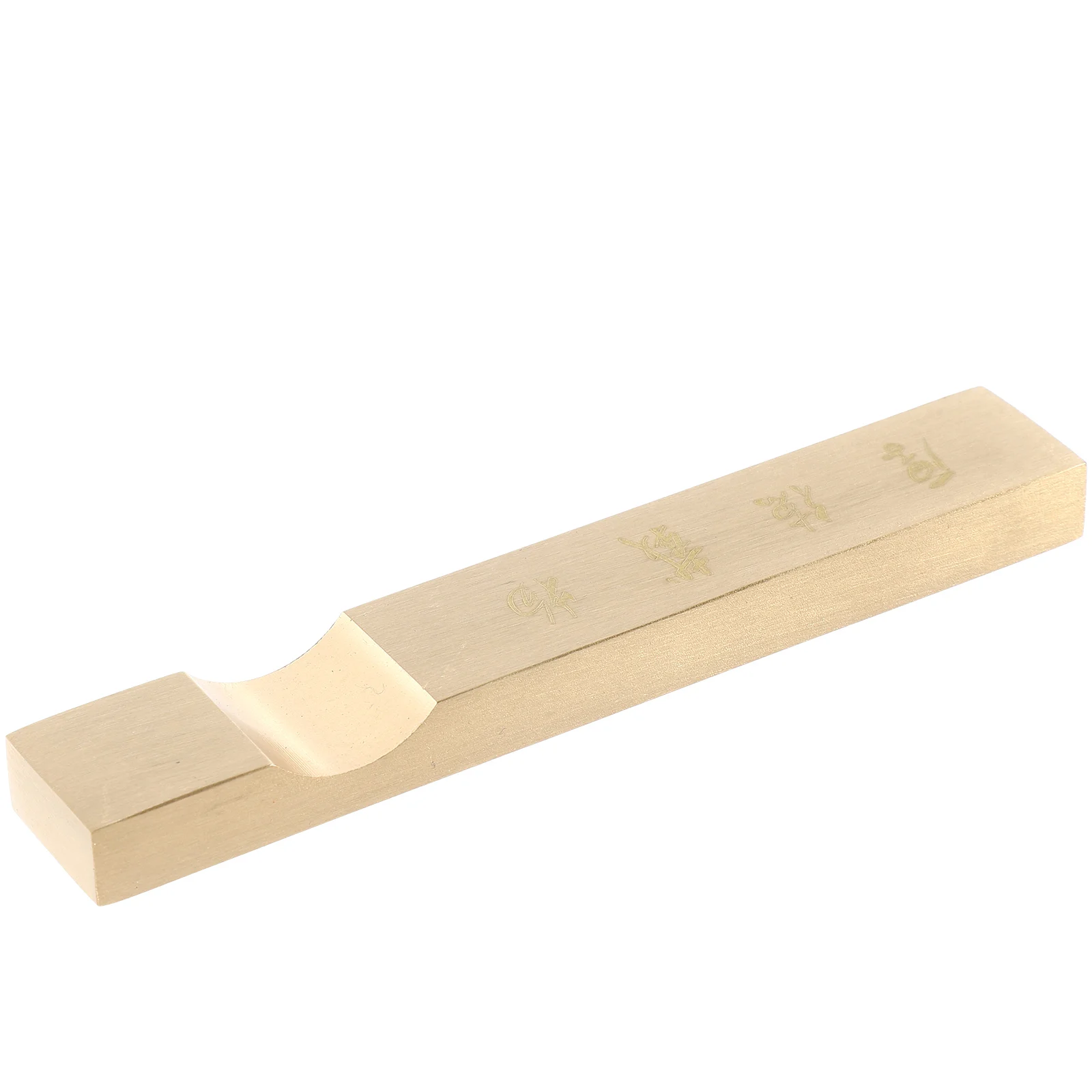 Paperweight Calligraphy Practice Rectangular Durable Smooth Edge Metal Stationery Supplies Writing Tool Art Goods