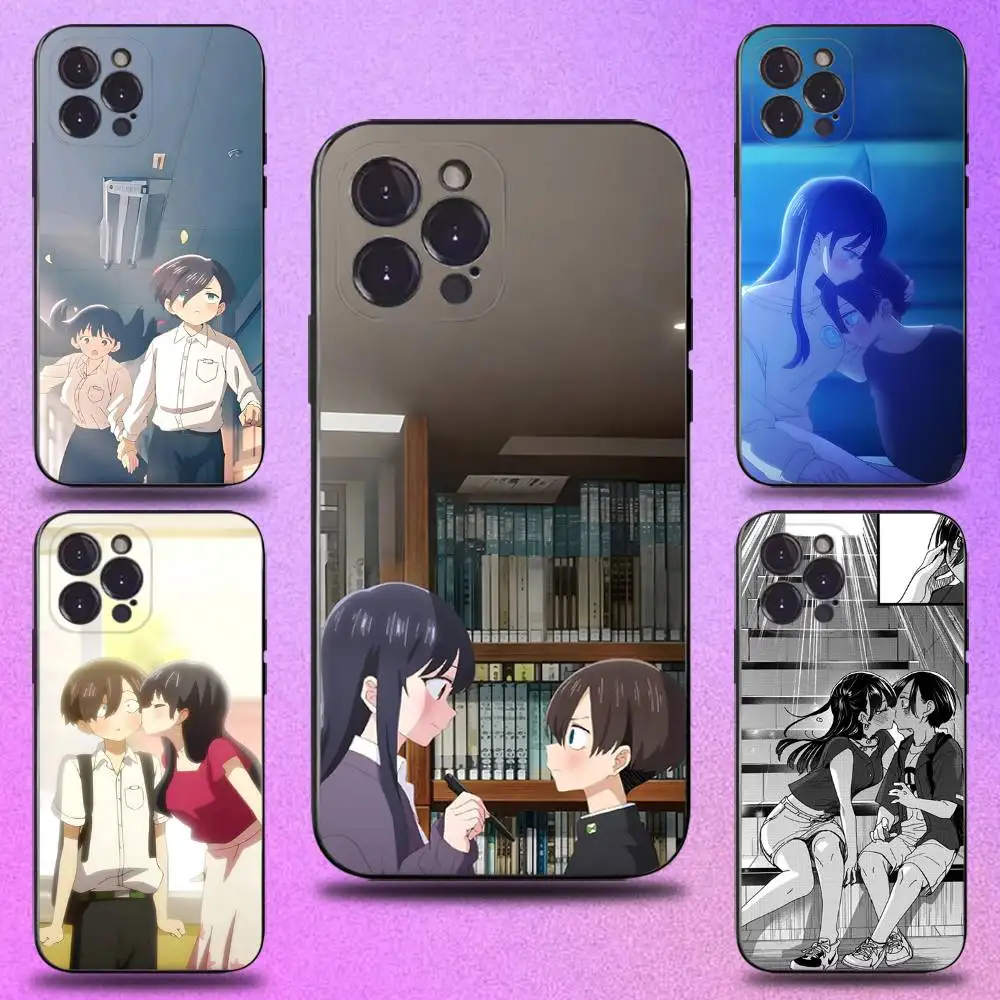 

The Dangers in My Heart Phone Case For iPhone 16,15,14,13,12,11 Plus,Pro Max,XS,X,XR,SE,Mini,8,7,Soft Silicone Black Cover