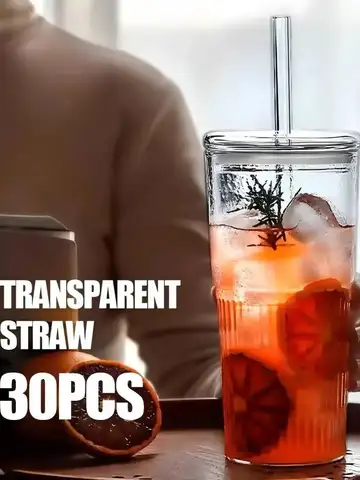 30cm Replacement Straw Compatible Stanley 40oz Tumbler, Plastic Clear Reusable for Stanley Tumbler Transparent Plastic Straws