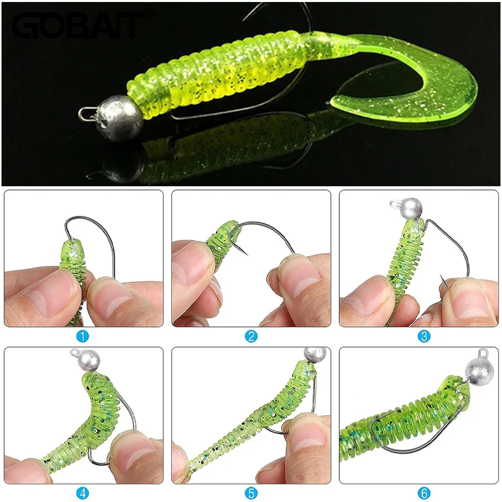 Anzuelos Jig Head compensados – Alta resistencia con púas para vinilo - imagen 3