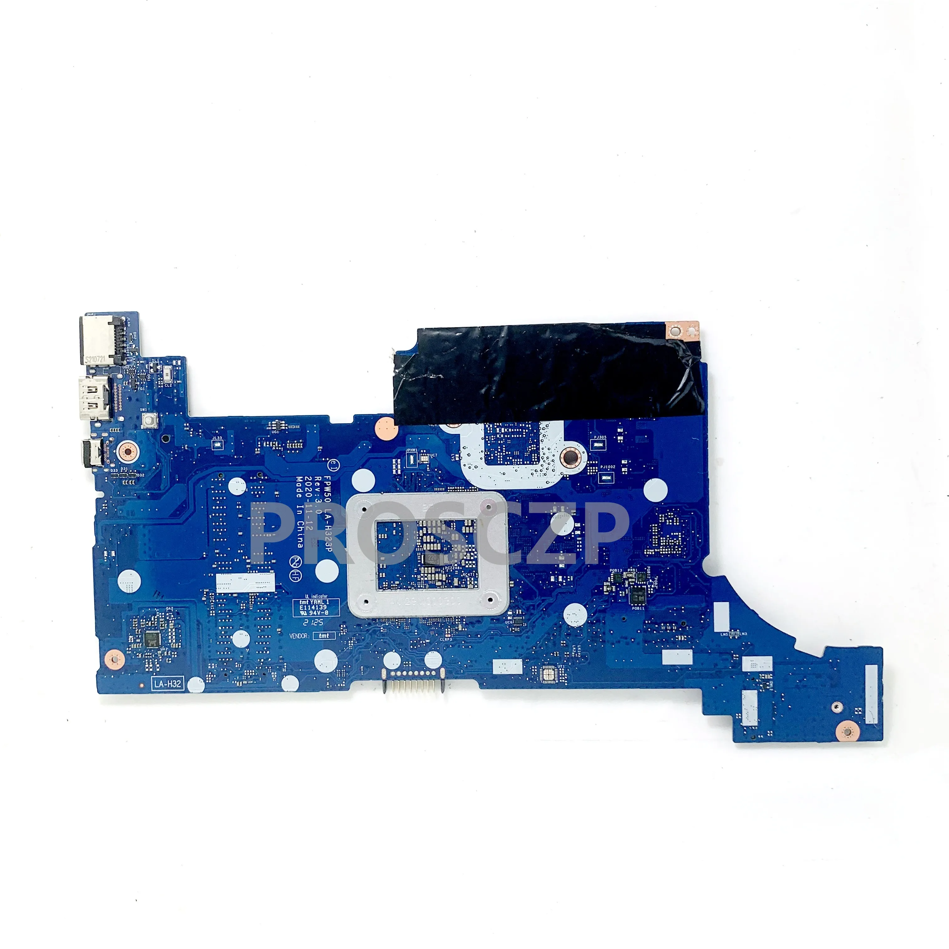 Placa-mãe portátil para HP, 15-DDR4, M13687-601, M13687-001, FPW50 LA-H323P com SRGL2, CPU 6405U, 100% completo testado