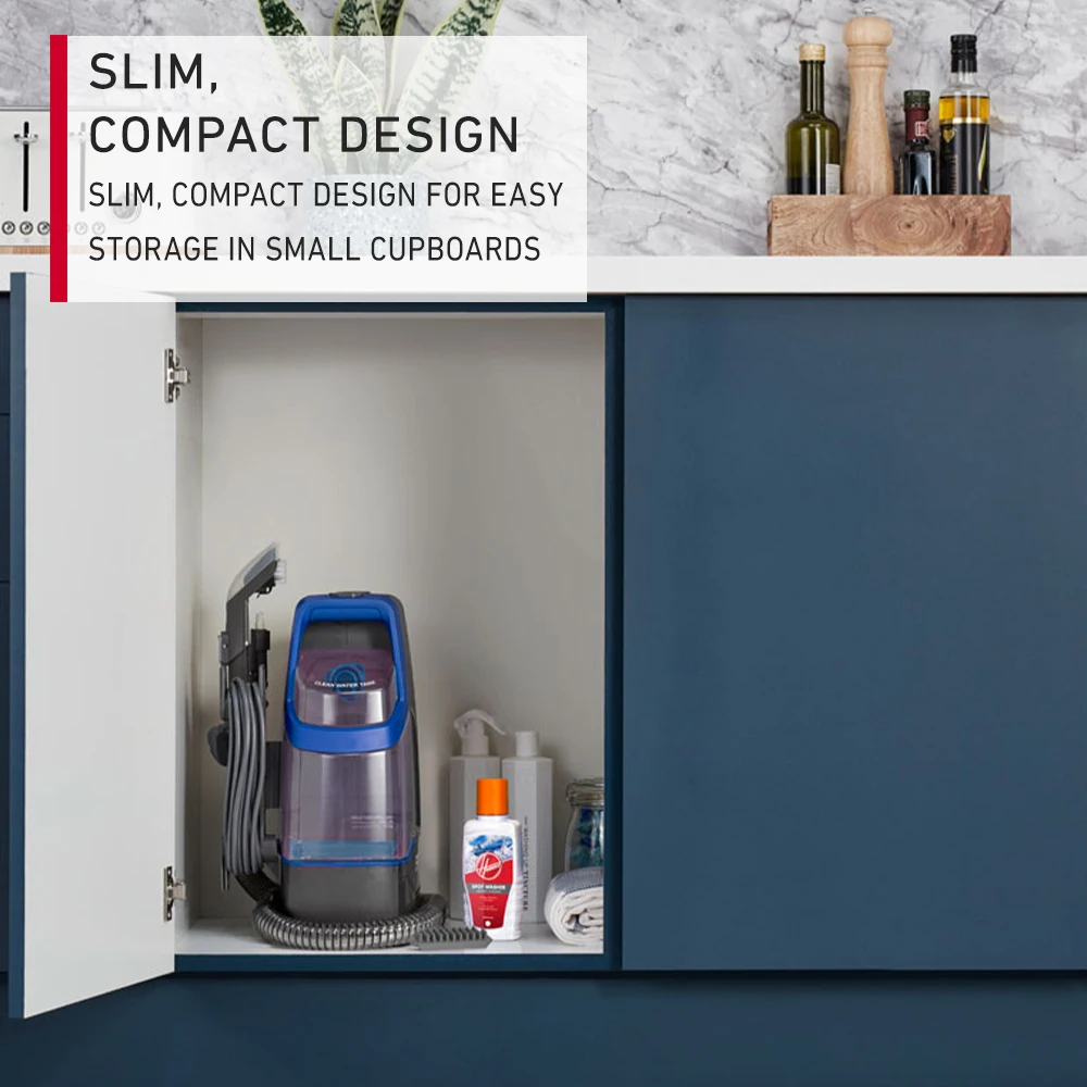 مكنسة هوفر سبوتليس المحمولة، منظف البقع خفيف الوزن مع شفط قوي، يزيل البقع القوية من سجاد السرير المنزلي