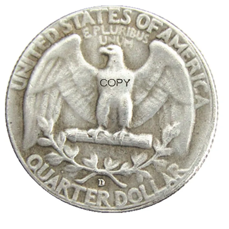 US 1935PSD Washington Quarter Dollar Silver Plated Copy Coin