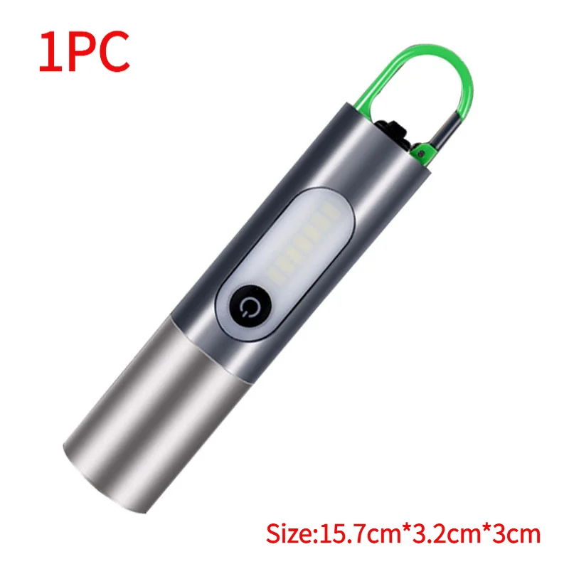1PC Zoomable LED Flashlight Powerful Rechargeable Tactical Flashlight Outdoor Tent Lantern Floodlight Torch For Camping Fishing.