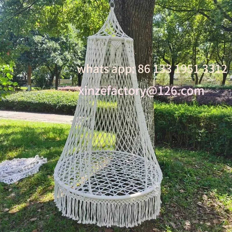 

Handmade Interior Weaving Hanging Chair Hanging Basket Bohemian Balcony Swing Home Living Room Adult Hammock