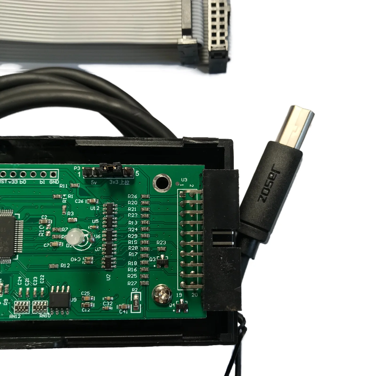 JLINK-emulador de brazo v9 para STM32 MCU, herramienta de depuración para J-LINK v9, JTAG SWD con cable USB de alta calidad