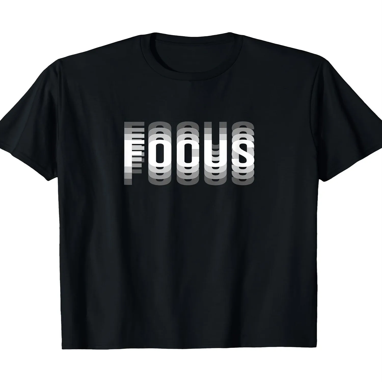 Trippy T-Shirt with a Focus Optical Illusion - 220G And 180G Options Short Sleeve T Shirt, Birthday Gift Tee