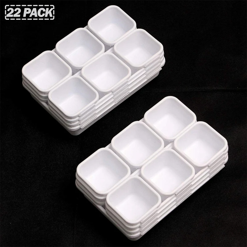 1 Set Of 22 Interlocking Desk Drawer Organizer Tray Dividers Drawers Organizers Separators And Storage Container