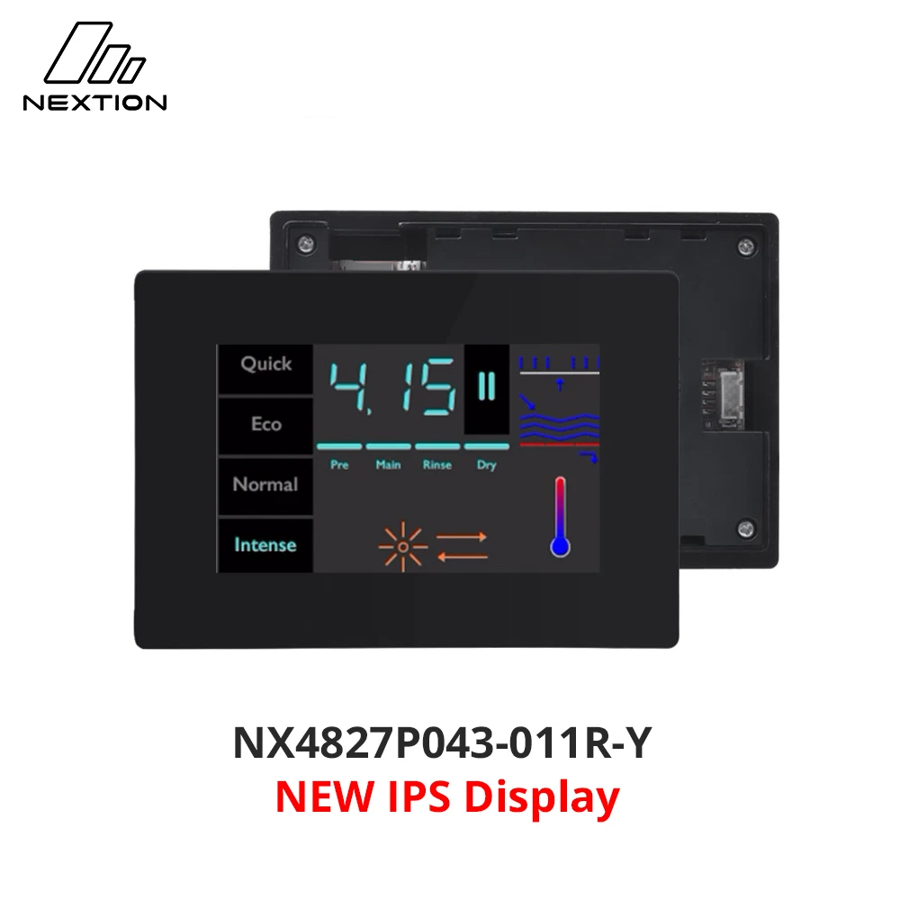 NEXTION 4,3 inch LCD-TFT HMI-display Capacitieve/resistieve aanraakpaneelmodule Intelligente serie RGB 65K-kleur met behuizing