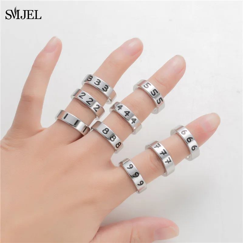 Stainless Steel Angel Number Jewelry 111 222 333 555 888 999 666 444 777 Angel Number Necklace Women Men Unusual Believer Gift