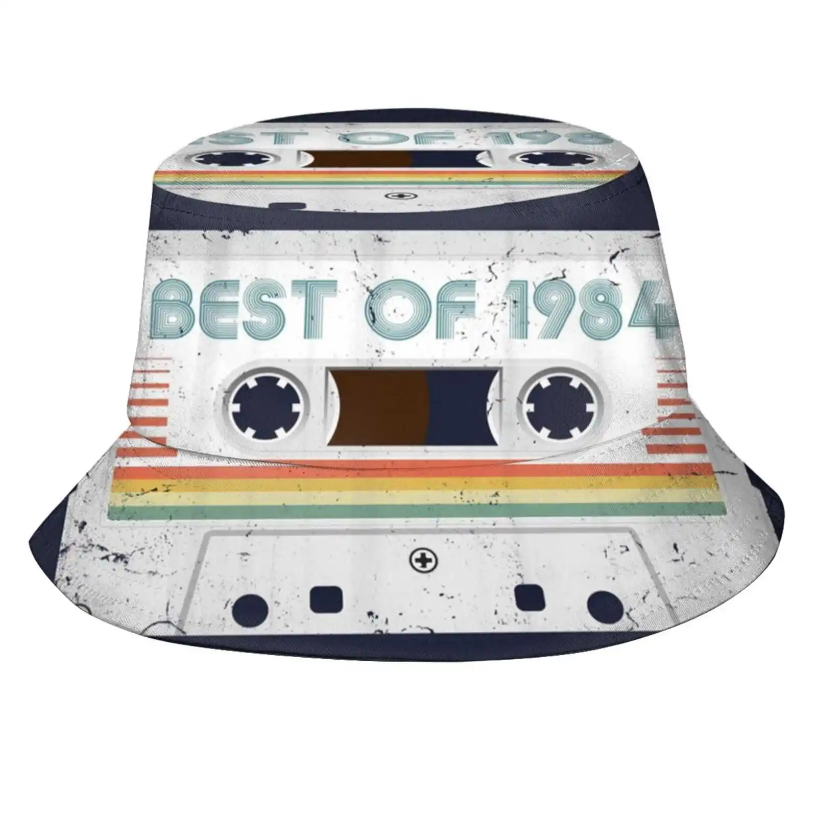 40Th Birthday Best Of 1984 Cassette Tape Vintage For Gift Sun Cap Fisherman Hat Bucket Hats Vintage Old Retro 40Th Birthday 80S