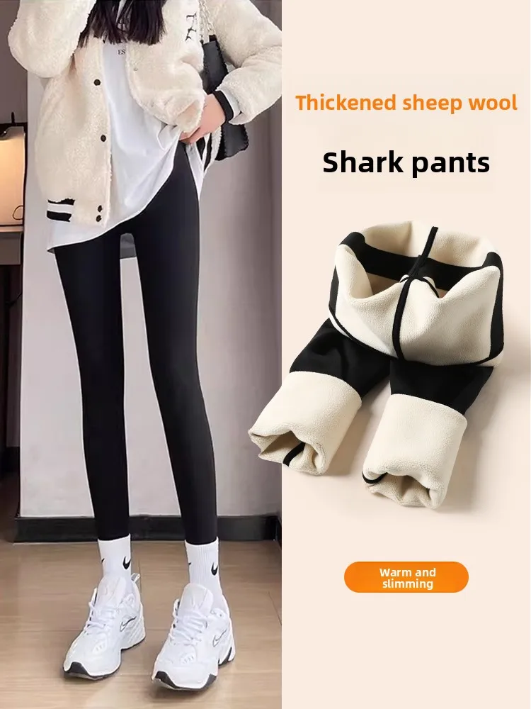 

High Waist Yoga Pants ark Skin Tight Fit Thermal Winter Tummy Control Butt Lifting High Elastici Slimming Leggings