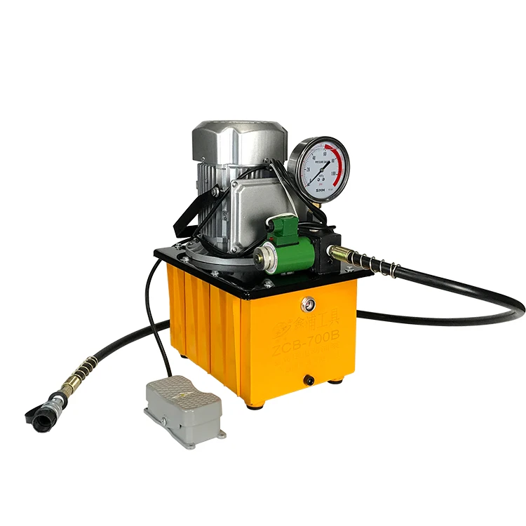 ZCB-700B Hydraulic Pump Solenoid Valve Hydraulic Station CE High Pressure Electric Pump Single-stage Pump 8.2