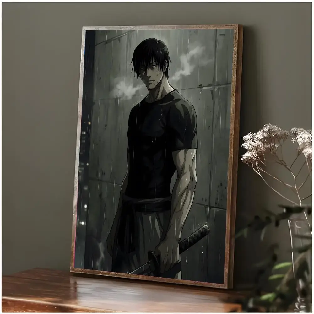 Anime Character J-Jujutsu Kaisen Fushiguro Toji Poster Modern Wall Art Bedroom Living Room Print Unframed