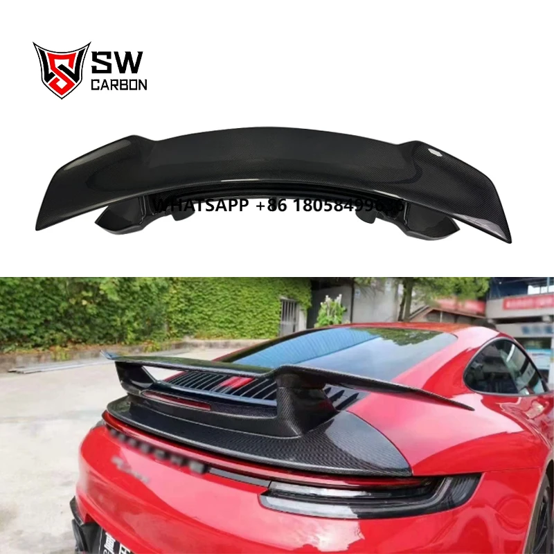 

Carrera 992 Dry Carbon Fiber Sport Design Spoiler New Rear Wing Body Kit for Porsche 911 992 Carrera Car Auto Parts