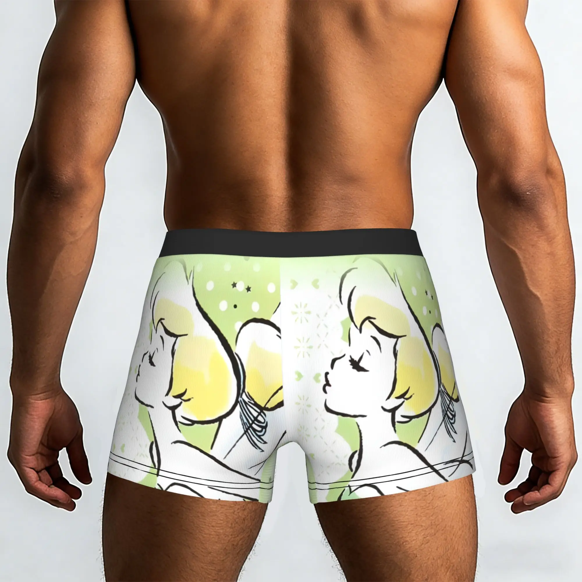 Custom T-Tinker Anime Bell Cute Cartoon Underwear Men Stretch  Boxer Briefs Shorts Panties Soft Underpants For Homme