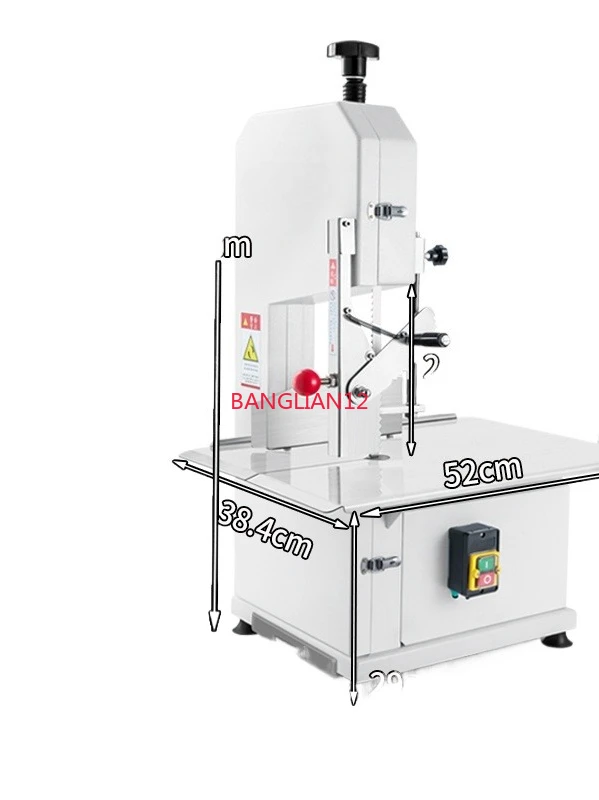220V commercial electric cutting machine, according to the bone chopping pig trotters cut ribs frozen meat and other tools