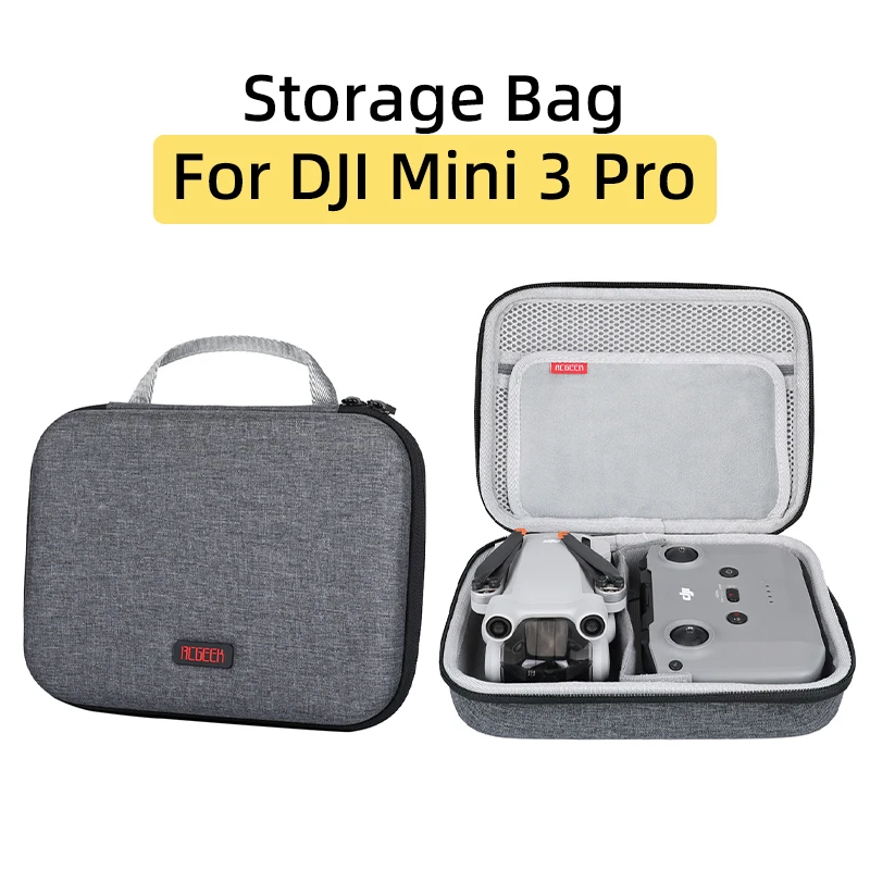 

For DJI Mini 3 PRO Drone RC-N1 Remote Controller DIY Storage Bag Portable Handbag Carrying Case Protective Box Guard Accessories