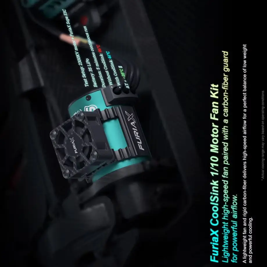 

Металлический охлаждающий вентилятор SKYRC 28000-30000 об/мин, алюминиевый, с ЧПУ, 8.4В, комплект вентиляторов FuriaX CoolSink Pro для моторов 3650 1/10 для радиоуправляемых машин