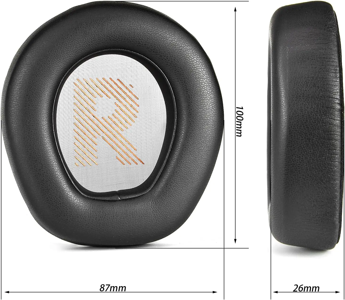 غطاء وسادات أذن بديلة JBL Q200 وسائد أذن متوافقة مع سماعة رأس ألعاب JBL Quantum Q200 Q300 فوق الأذن ANC