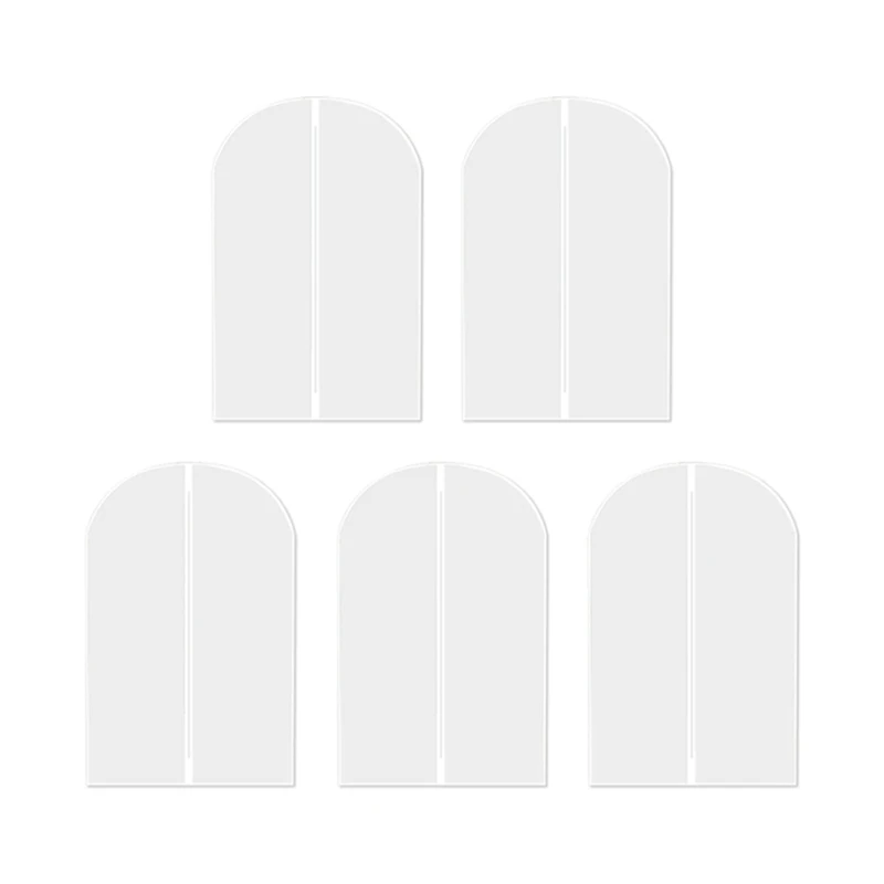 

Clothing Dust Cover Transparent Thickened Washable Dust Bag PEVA Household Dust Cover Coat Suit Cover Hanging Pocket A