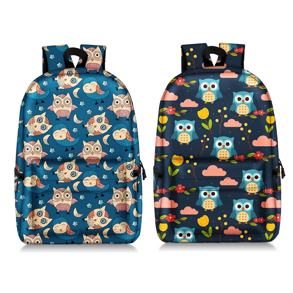 

Cute Cartoon Owl Bird Print Backpack for Teenager Girls Children School Bags Women Casual Rucksack Laptop Backpacks Bookbag Gift