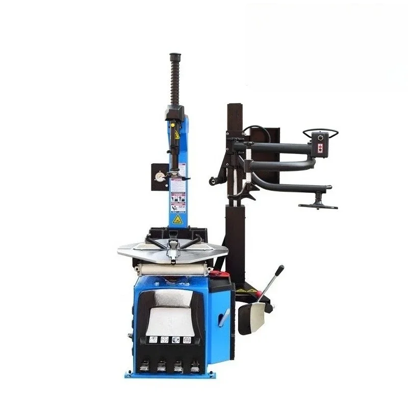 Retracted tire pick-up machine, tire press for automobile maintenance equipment disassembly and assembly machine
