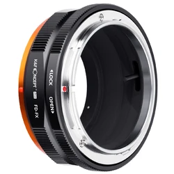 K&F Concept FD-FX Canon FD Lens to Fuji Fujifilm FX X Mount Camera Adapter Ring for Canon FD Lens to Fuji Camera Body