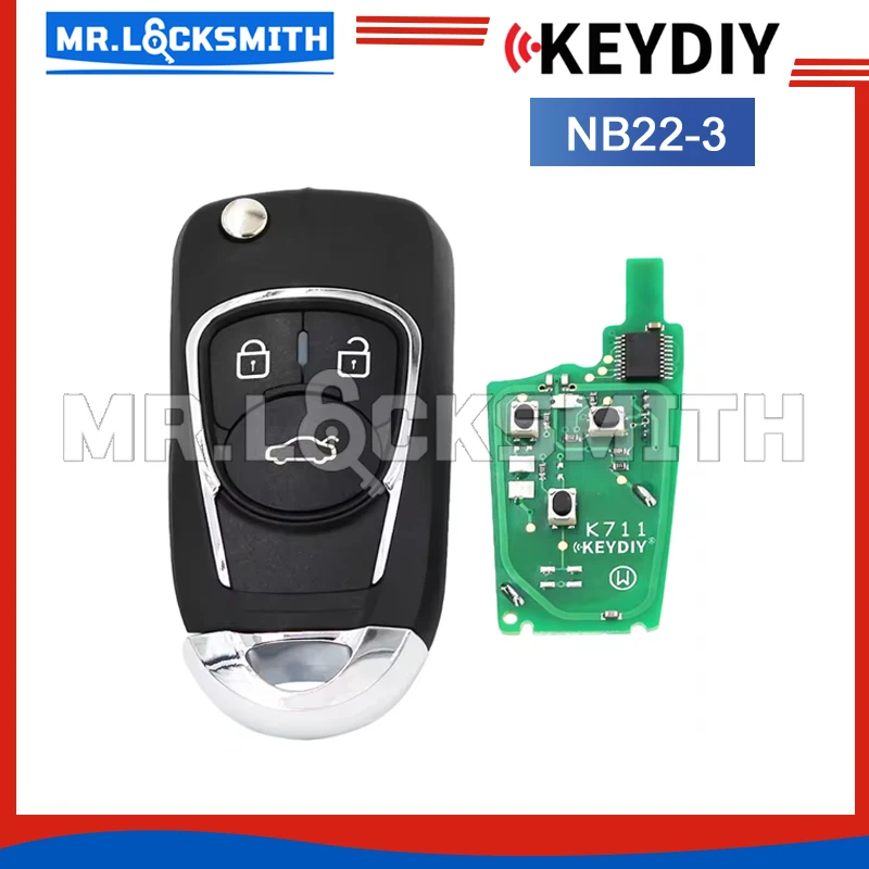 KEYDIY Universal Multi-functional Remote Key NB-Series NB22-3 for KD900 KD-X2 KD-MAX All Functions Chips in One Key for GM Style