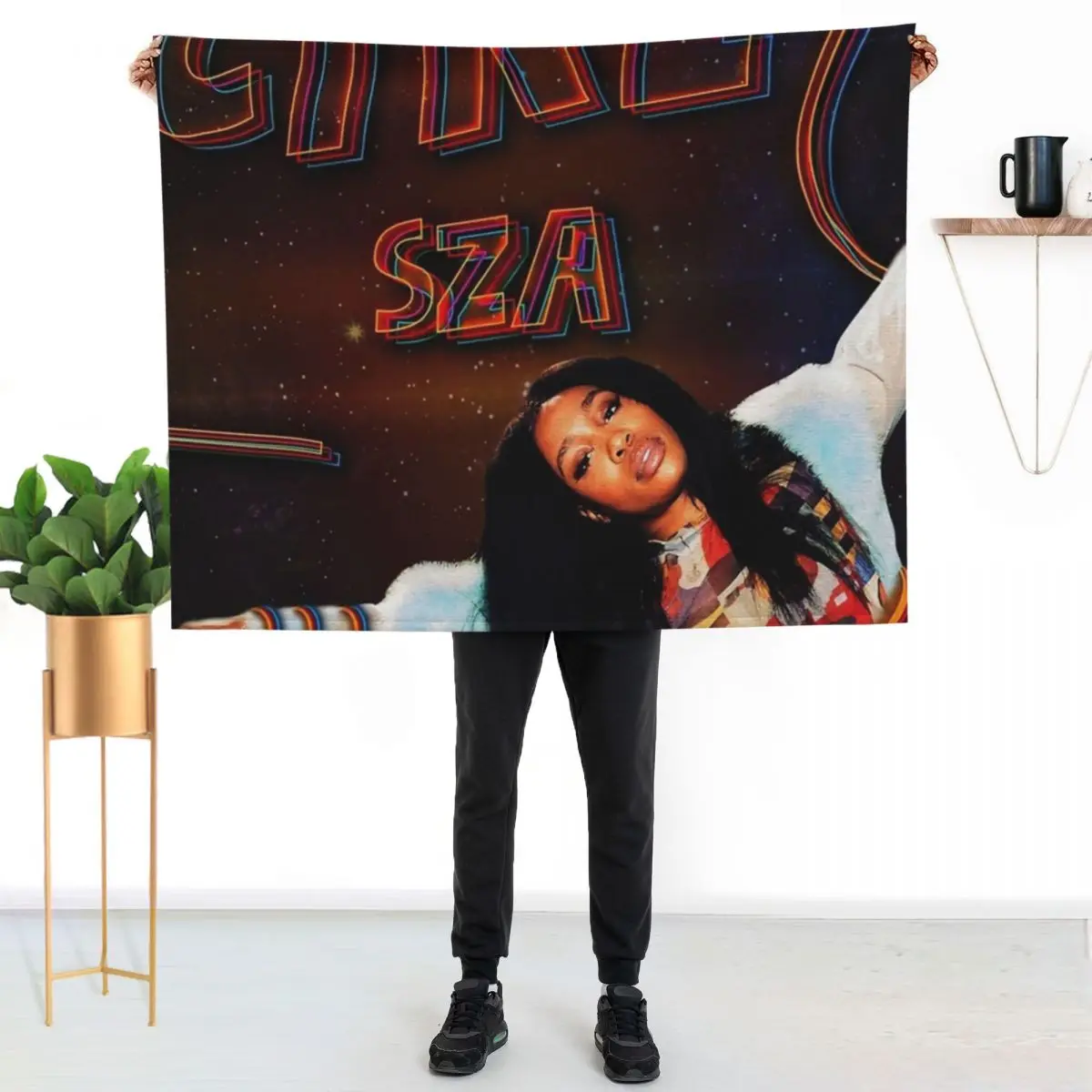 

SZA Ctrl Poster Throw Blanket Portable Lightweight Blanket for Travel Camping