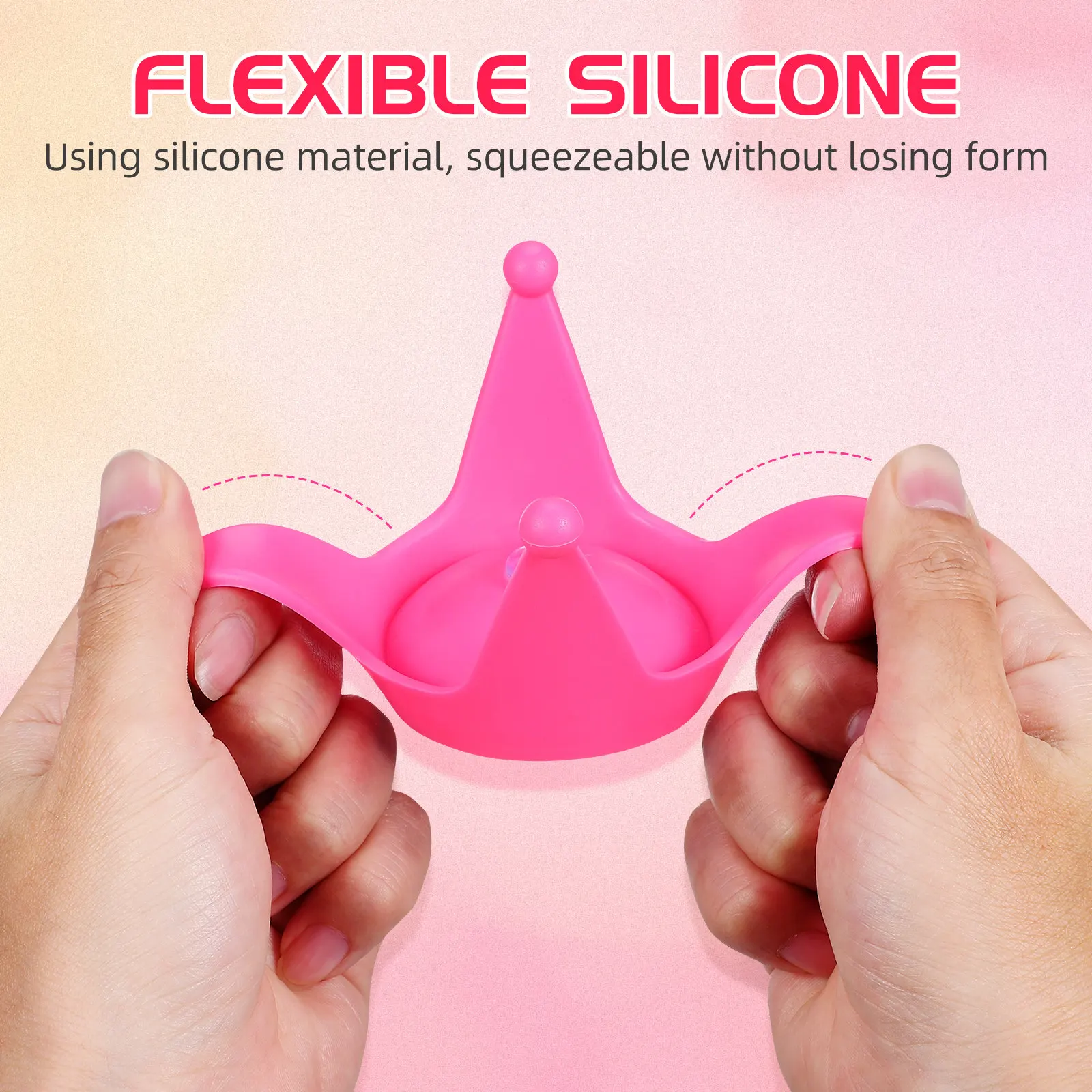 1Pcs Decoration Double Suction Cup Premium Silicone Material Vibrant Rosy Design Easy Install Motorcycle