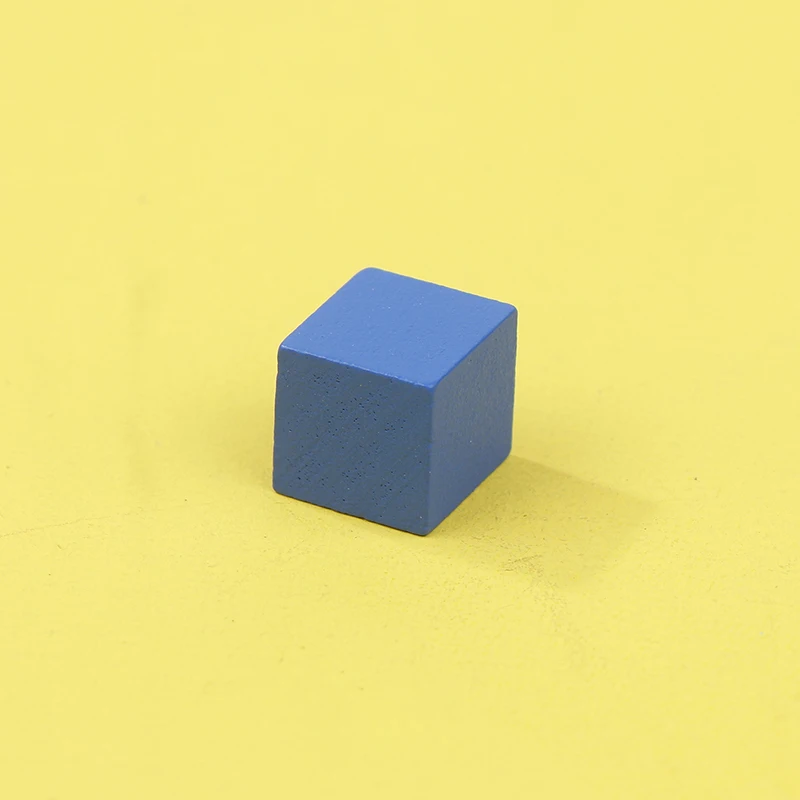 100Pcs/lots 12Colors 10MM Colorful Wood Cubes Dice Chess Pieces Right Angle For Token Puzzle Board Games Early Education