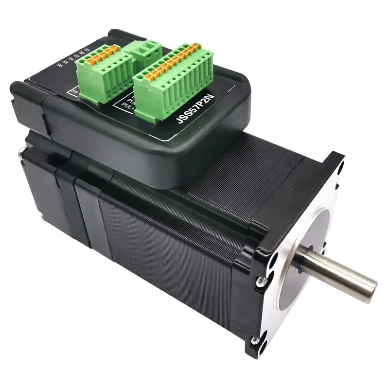 

HLTNC Nema23 Closed Loop Stepper Motor 1.2Nm 2.0Nm 3Nm D=8mm Nema 23 Hybrid Integrated Stepper Servo Motor With Drive 4.2A 48v