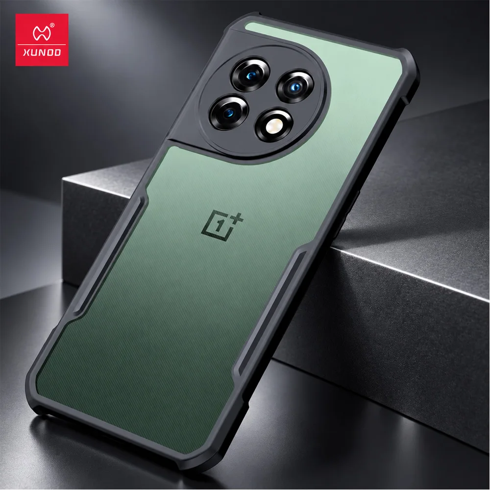 XUNDD Case For OnePlus 11 5G OnePlus 12 Shockproof Clear Airbag TPU+PC Anti-Scratch Camera Protection Protective Slim Phone Case