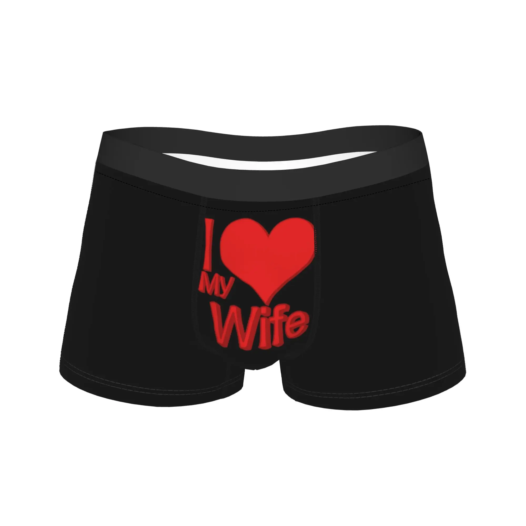

Я люблю свою жену, подарок на День святого Валентина, аксессуары, трусы-боксеры, забавное нижнее белье, подарок для парней, шорты-боксеры, подарки для мужчин