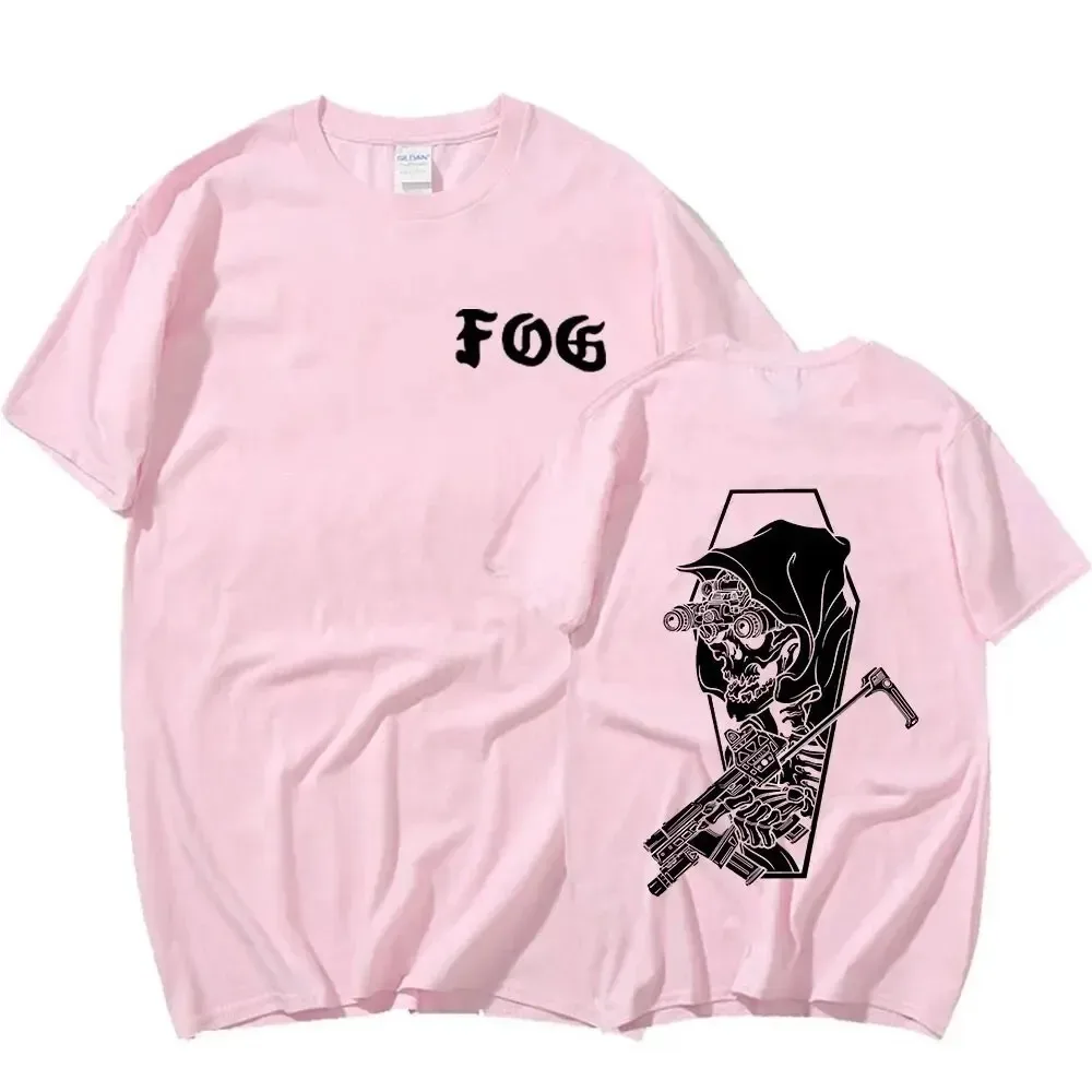 2024 New FOG Forward Observations Group Graphic T Shirts Men Women Hip Hop Skeleton Punk T-shirt Casual Cotton Oversized T Shirt