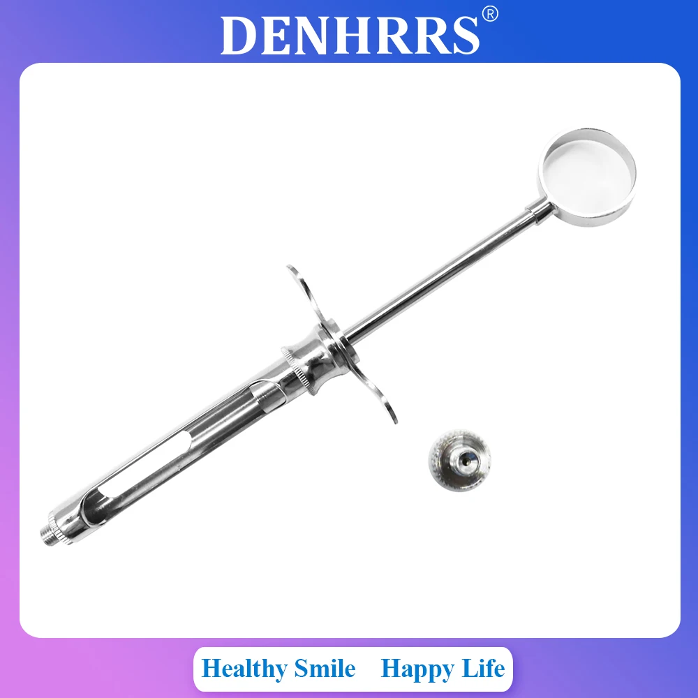 

1Set dentist Injection Syringe Sharp Head Stainless Steel Dental Instrument