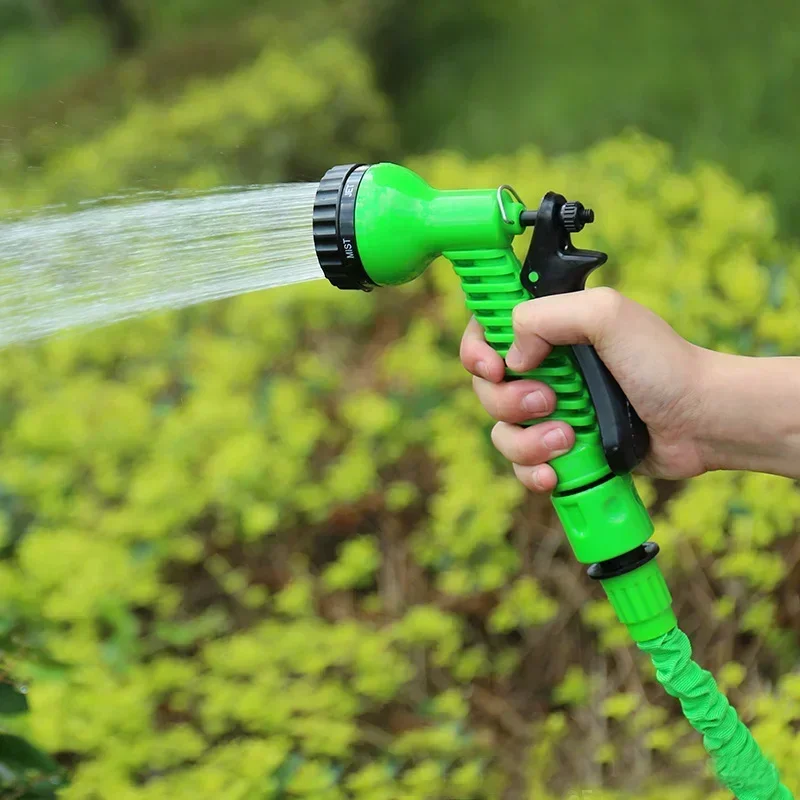 Plastic multifunctional garden watering spray gun, garden tools, agricultural irrigation car washing nozzle