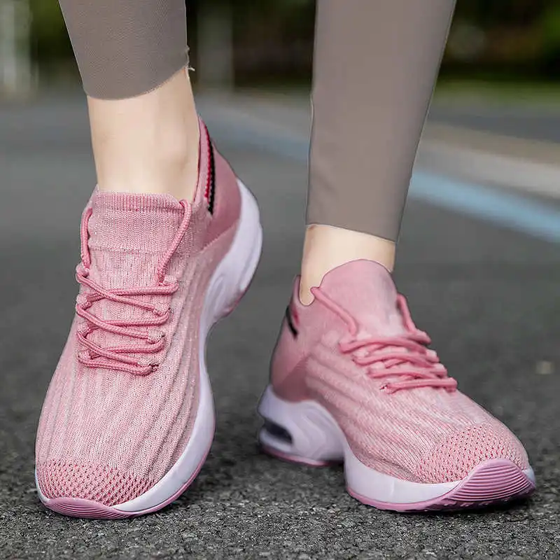 

Spring-autumn Round Foot Hiking Boots Woman Walking Sneakers Tourist Shoes Sport Tenix High Grade Zapato Loufers 2025new