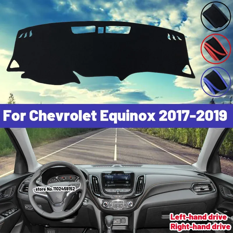 High Quality For Chevrolet Equinox 3 2017 2018 2019 MK3 3rd Gen Holden Car Dashboard Cover Mat Sun Shade Avoid Light Pad Carpets